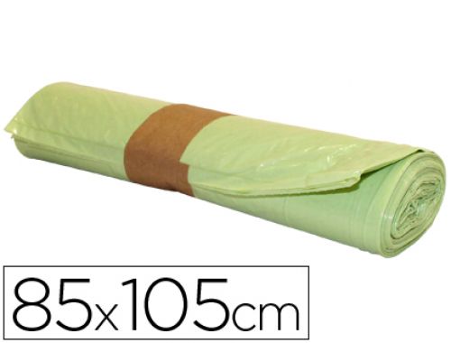 Saco de lixo industrial amarela 85x105cm galga 110 rolo de 10 unidades , Branca , 59933 , 